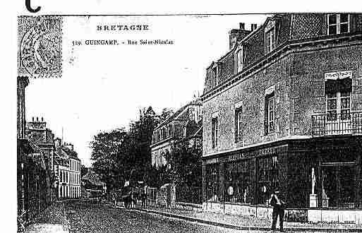 Ville de GUINGAMP Carte postale ancienne